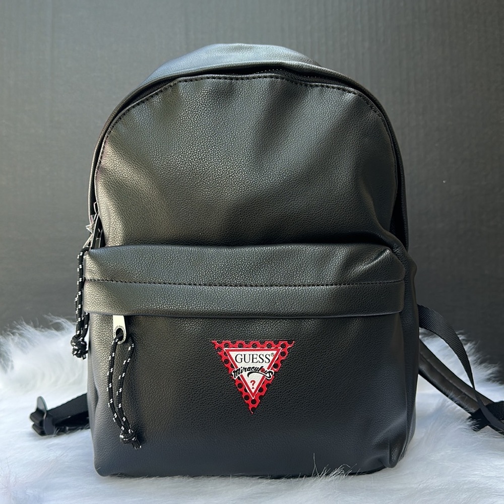 New GUESS Faux Leather Backpack